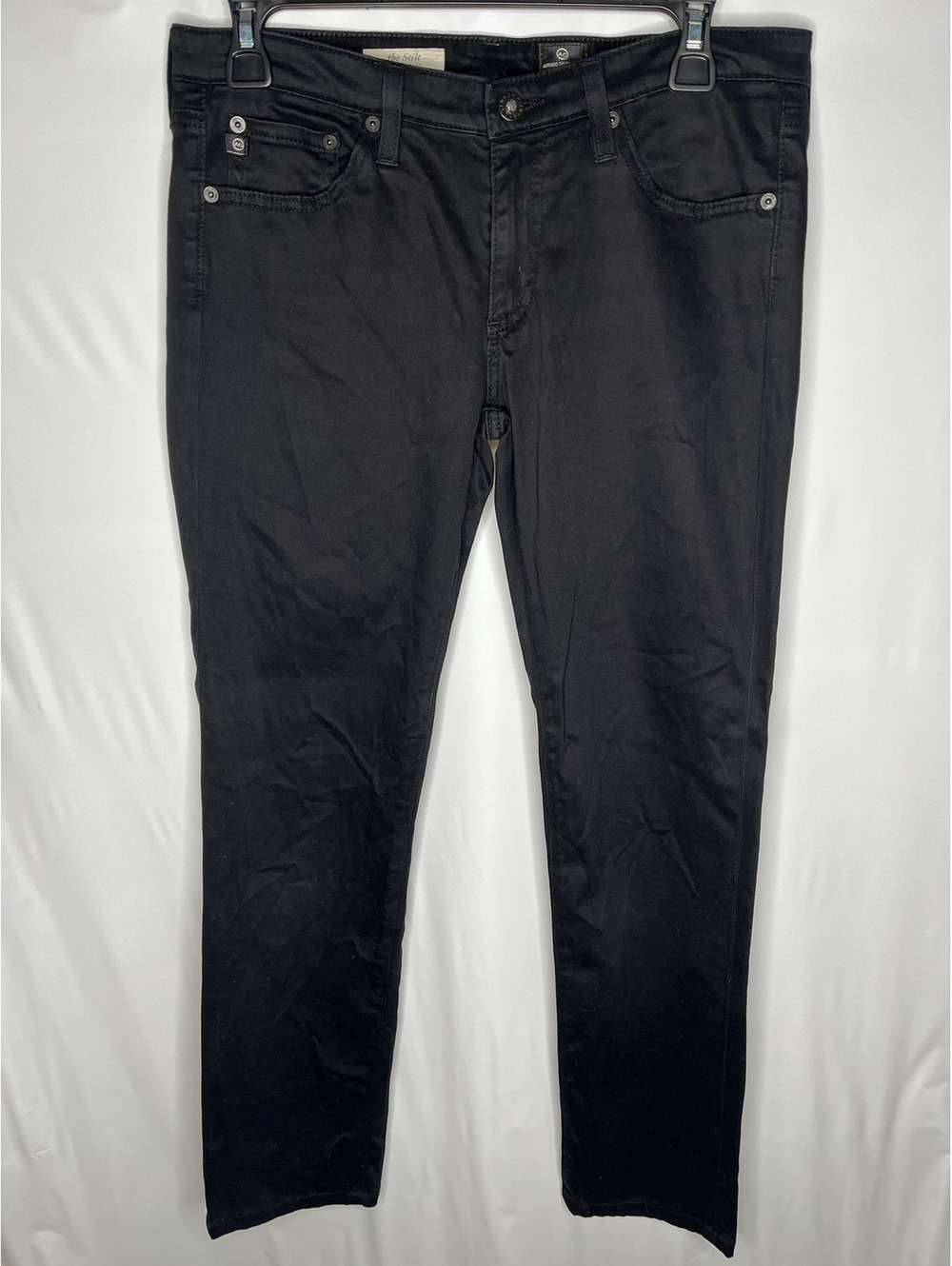 Preloved Adriano Goldschmied Women's Black/The Stilt Cigarette Leg Jeans